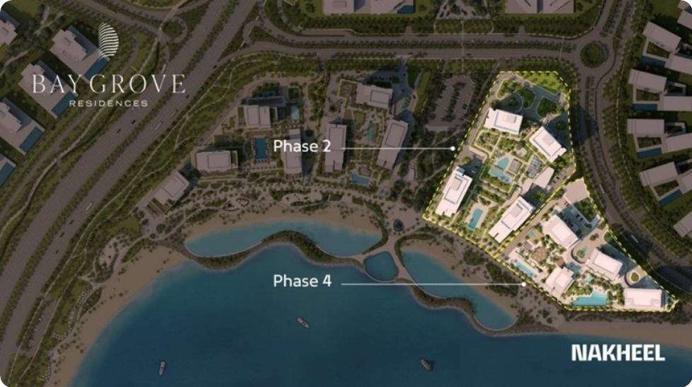 Nakheel awarded a contract for the construction of 617 units within the Bay Grove Residences project in Dubai Islands