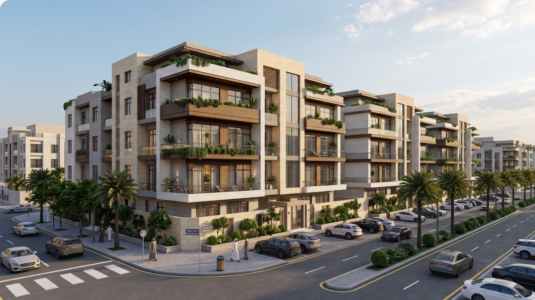 The average price of the residential apartment in Saudi Arabia drops to 616 thousand riyals in September 2026