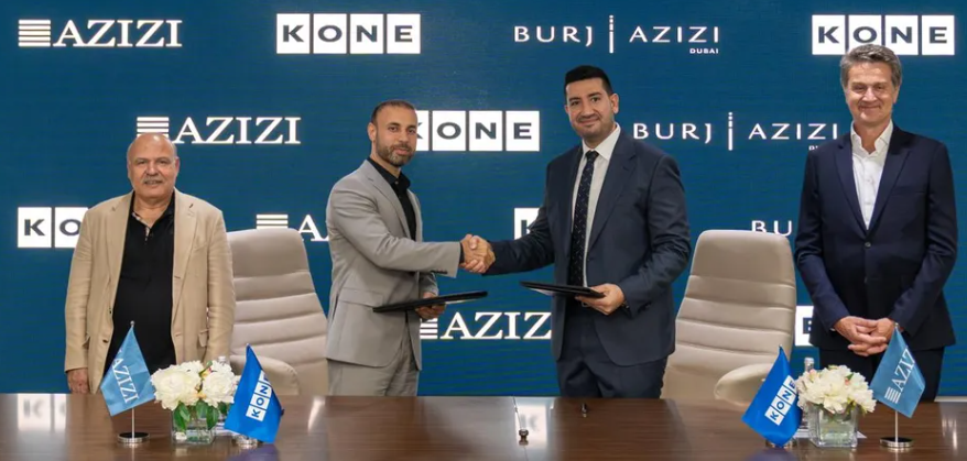 «عزيزي» تختار «KONE» لتزويد «برج عزيزي» بـ 59 مصعداً وسلماً متحركاً لارتفاع 725 متراً